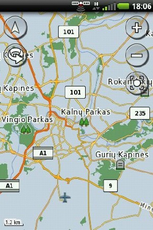 Литва дороги карта