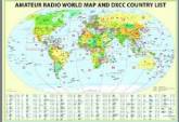 Радиолюбительская карта мира