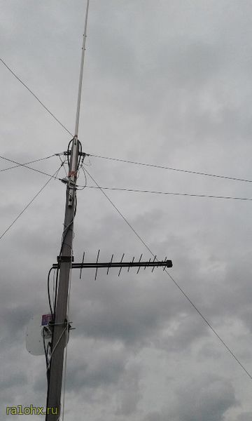 КВ антенна диполь на 80 метров